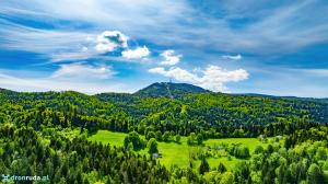 Szczyrk - widok na Skrzyczne 