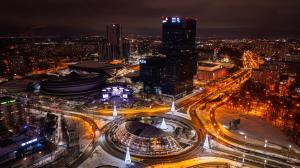 Katowice scena sylwestrowa 
